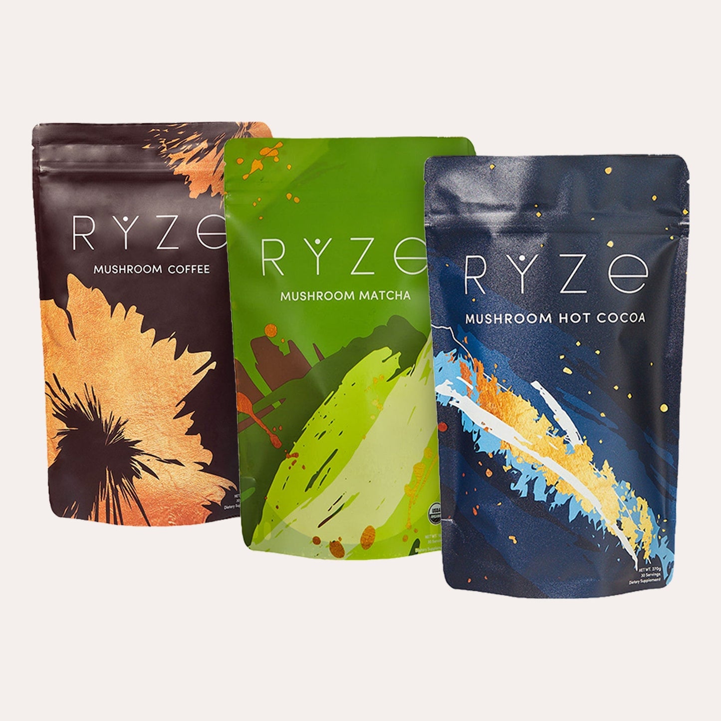 RYZE Hot Cocoa - with 6 Sleep Superfoods to Help Fall Asleep and Stay Asleep - RYZERYZE Hot Cocoa - with 6 Sleep Superfoods to Help Fall Asleep and Stay AsleepRYZE