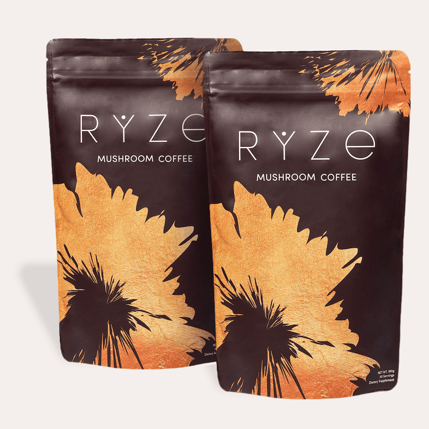 RYZE Mushroom Coffee - with 6 Organic Adaptogenic Mushrooms Grown in USA and High Potency - RYZERYZE Mushroom Coffee - with 6 Organic Adaptogenic Mushrooms Grown in USA and High PotencyRYZE