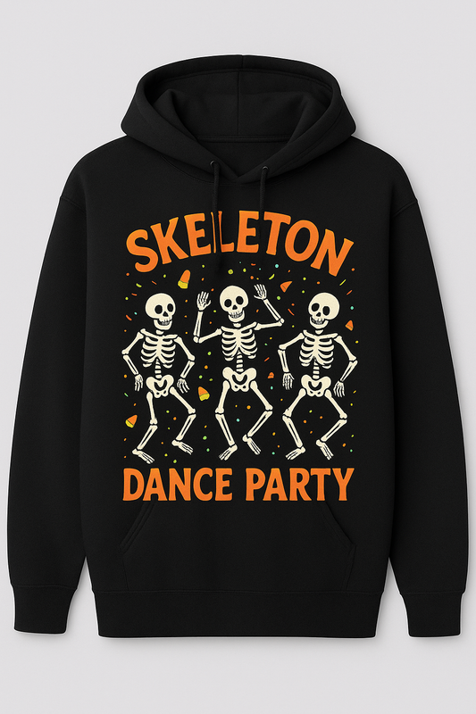 Skeleton Dance Party Halloween Hoodie